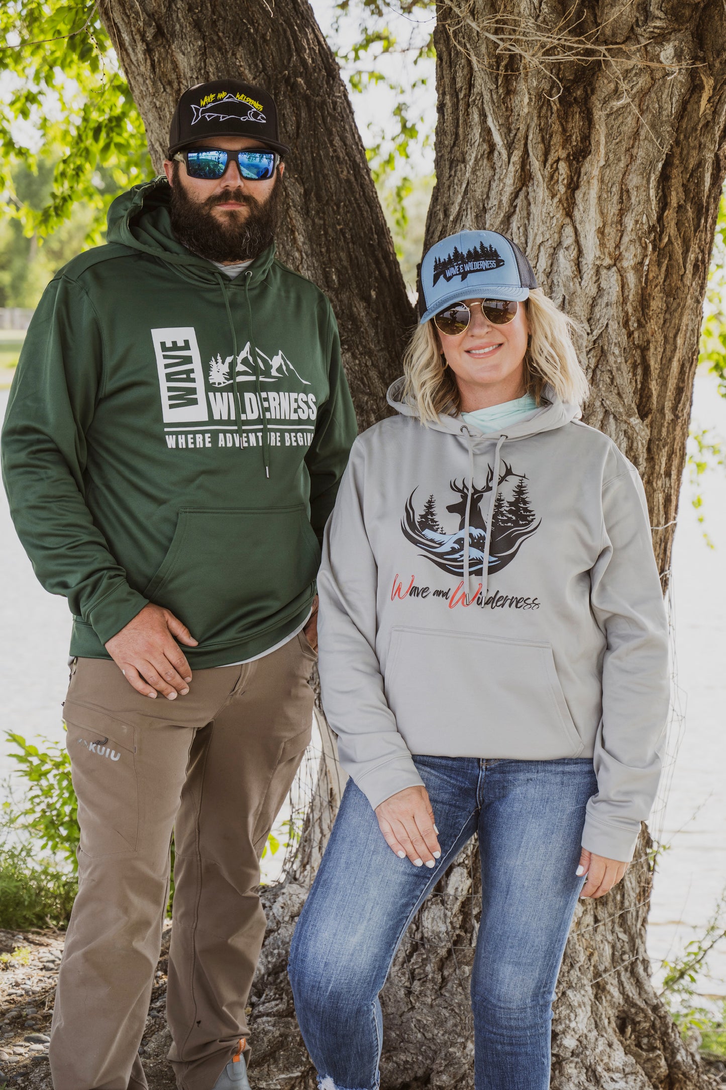 Wave and Wilderness - Where Adventure Begins Hoodie