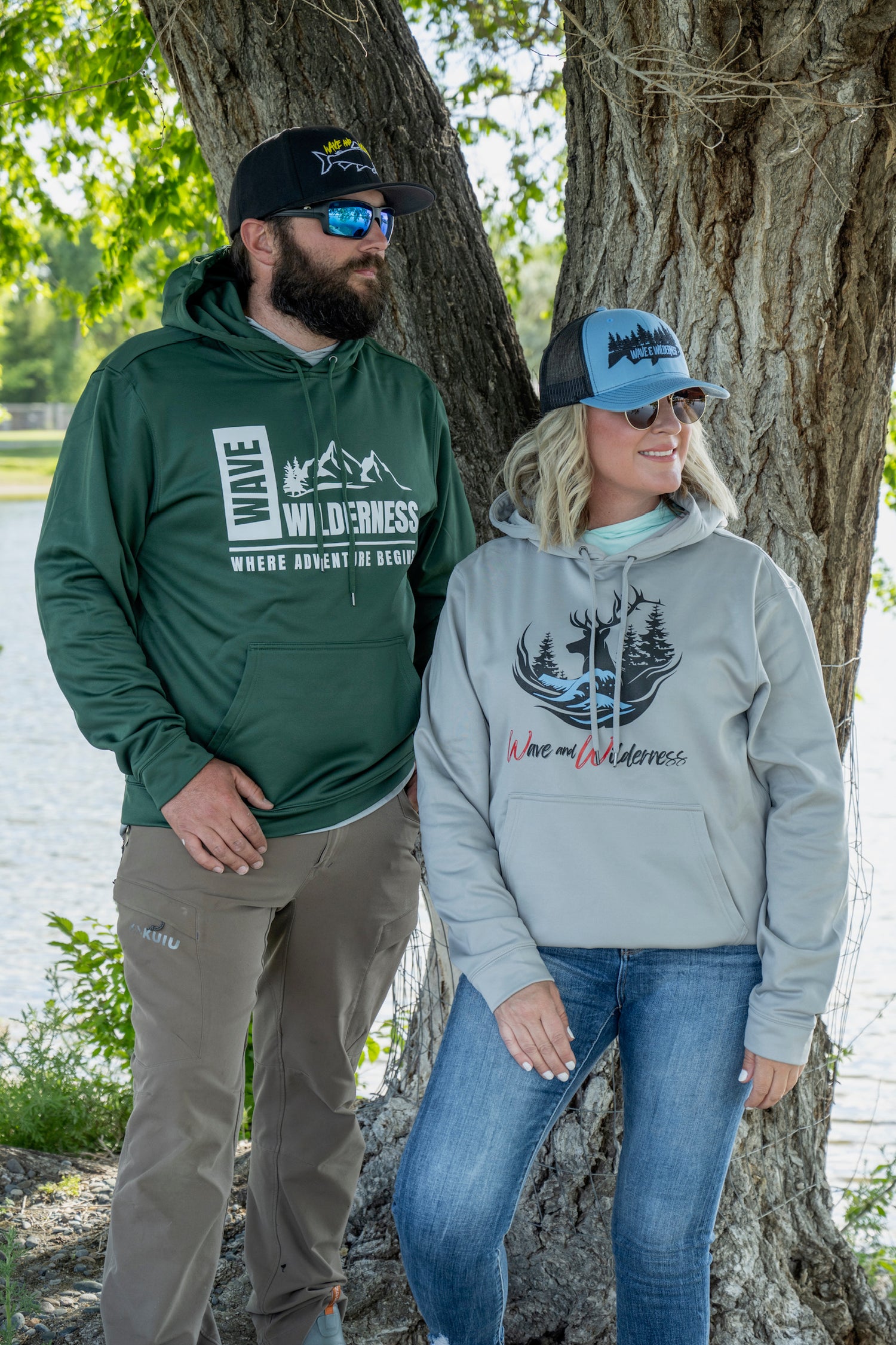 Wave and Wilderness Hoodies + Sweatshirts