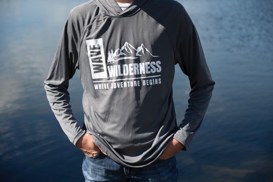 Wave and Wilderness - Where Adventure Begins SPF30 Sun Hoodie