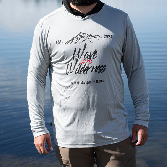 Wave and Wilderness - Mountain Range SPF30 Sun Hoodie