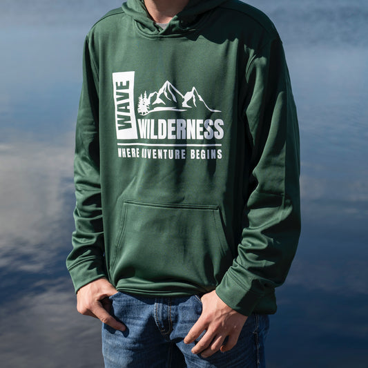 Wave and Wilderness - Where Adventure Begins Hoodie