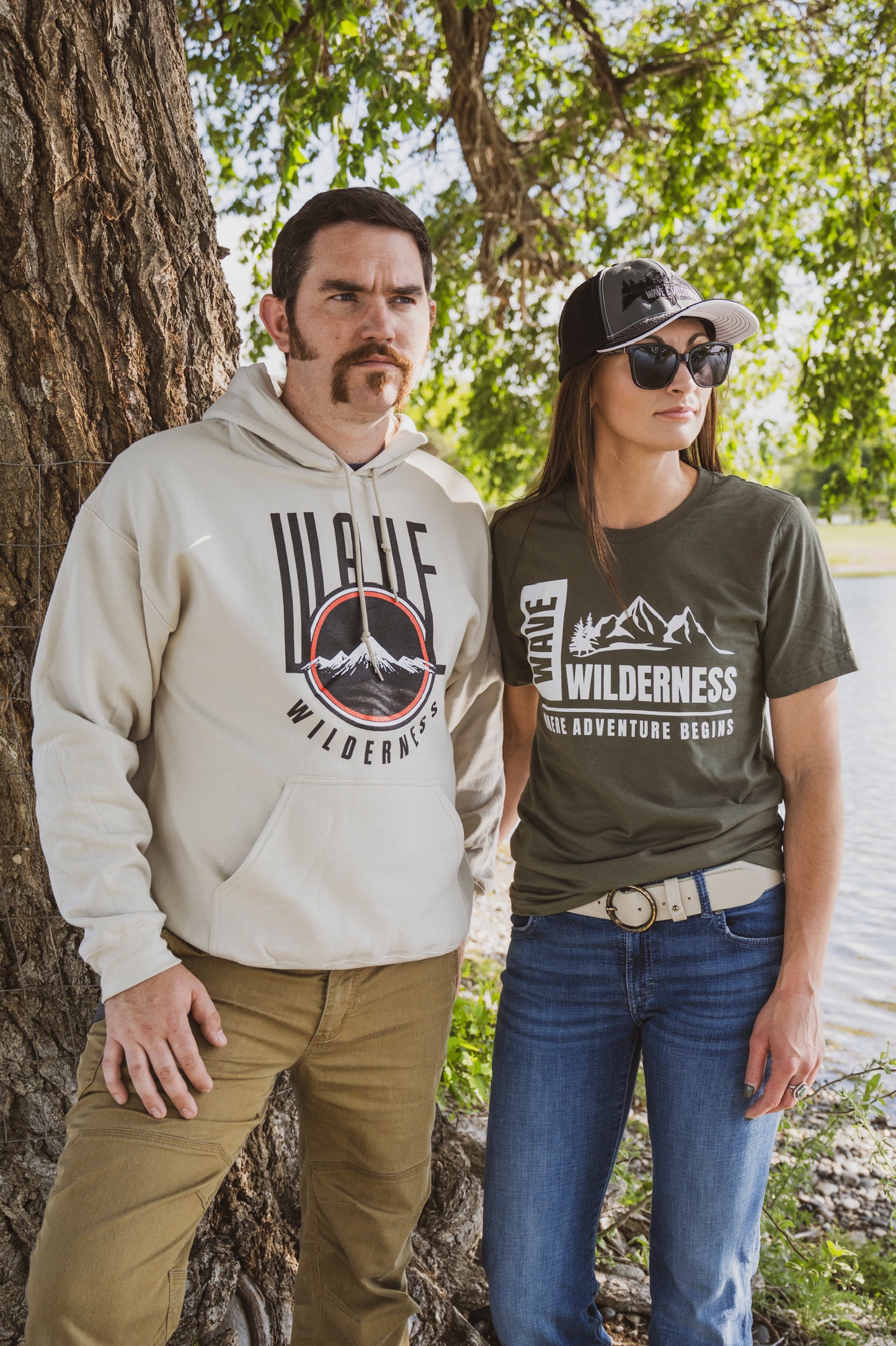 Wave and Wilderness - Where Adventure Begins T Shirt