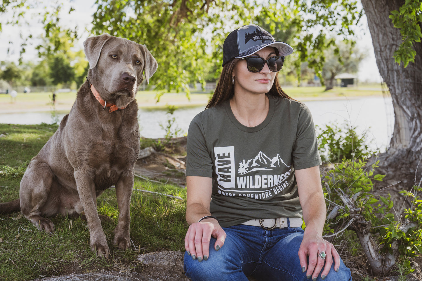 Wave and Wilderness - Where Adventure Begins T Shirt