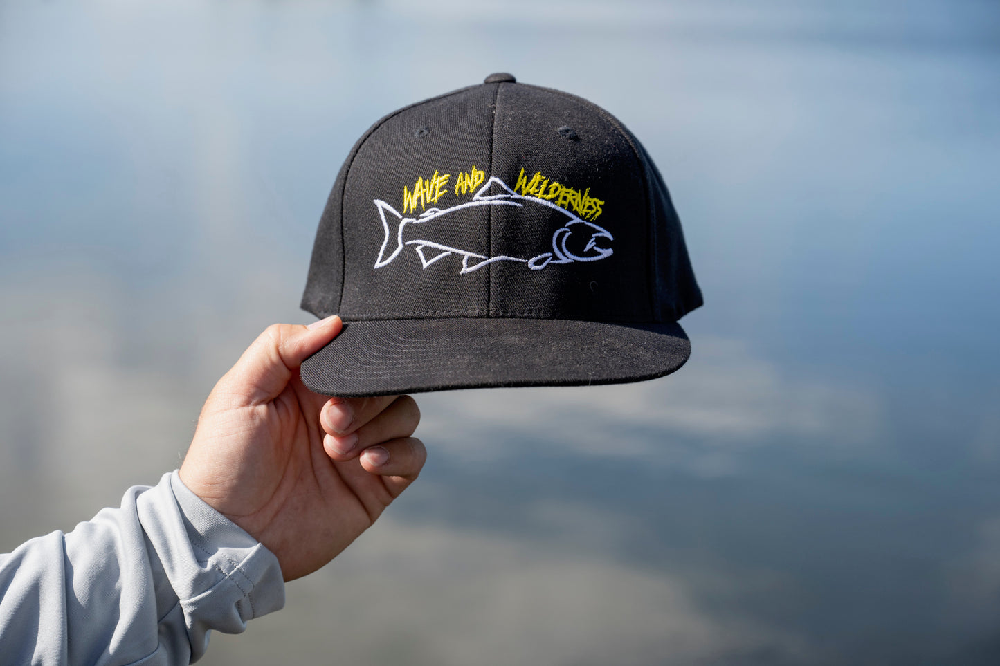 Wave and Wilderness - Outline Flex Fit Hat