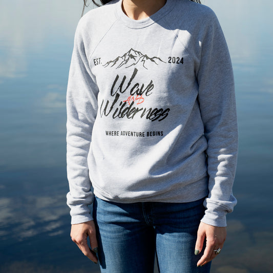 Wave and Wilderness - Mountain Range Crew Neck