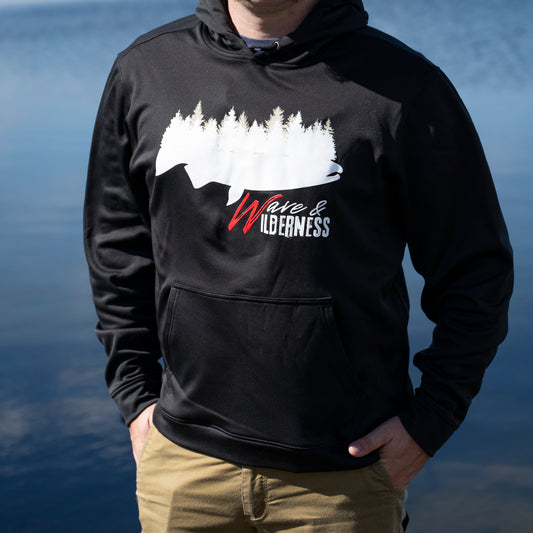 Wave and Wilderness - Fish Forest Performance Hoodie