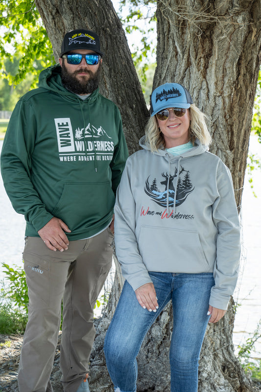 Wave and Wilderness - Elk Wave Hoodie