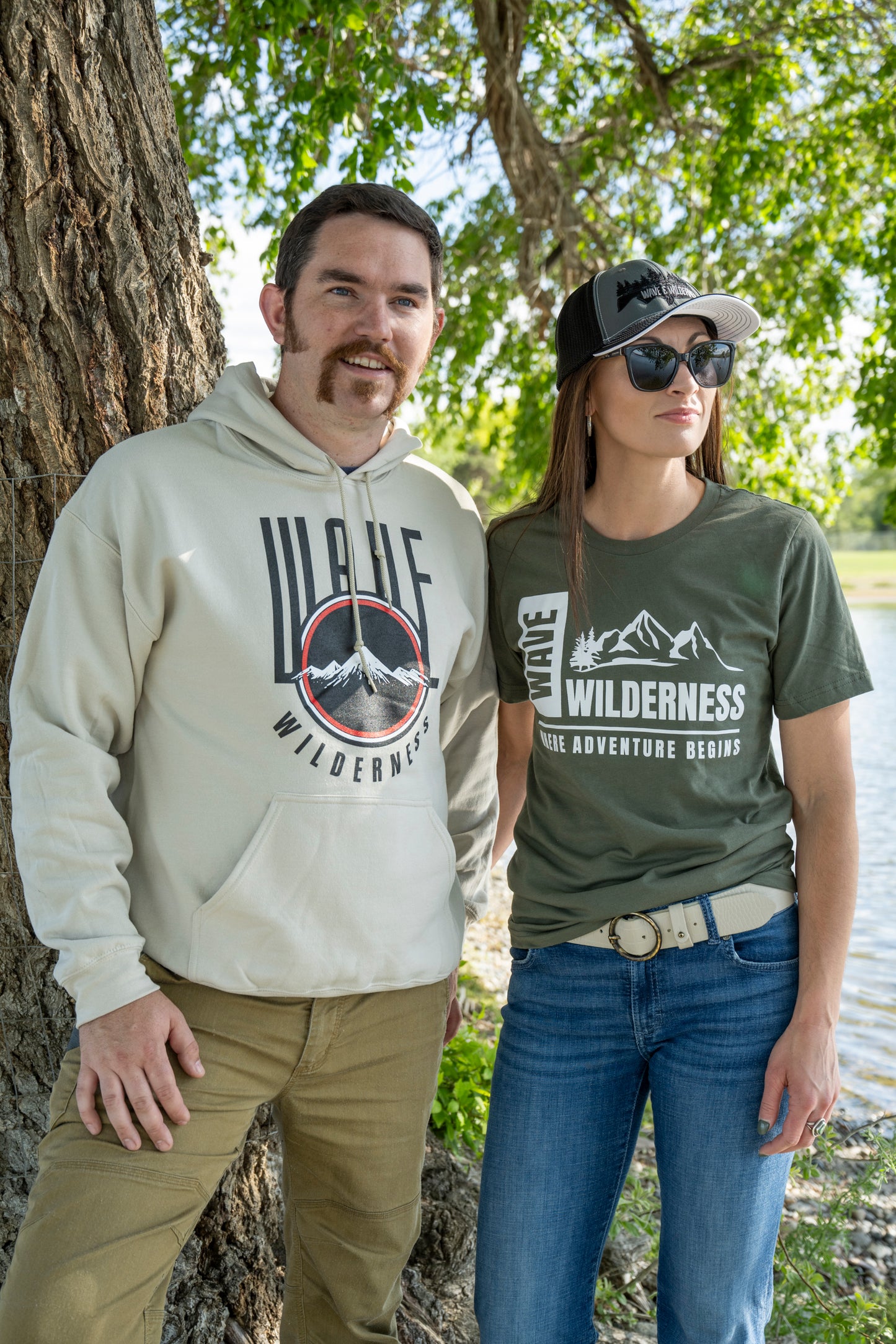 Wave and Wilderness - Long Wave Hoodie